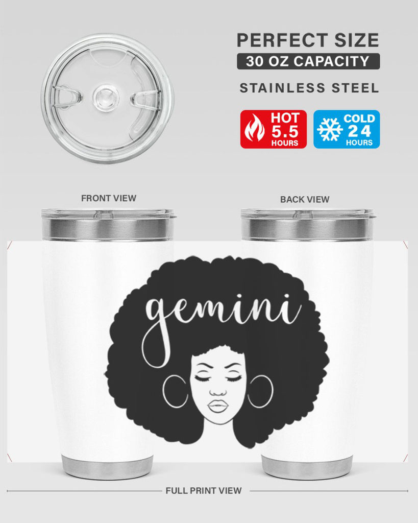 gemini girl 36#- women-girls- Tumbler