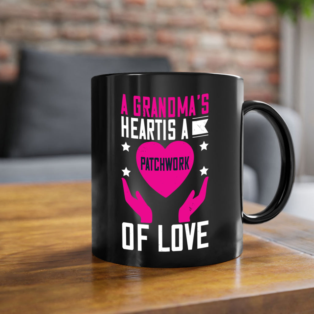 A grandma’s heart is a patchwork of love 86#- grandma-Mug / Coffee Cup