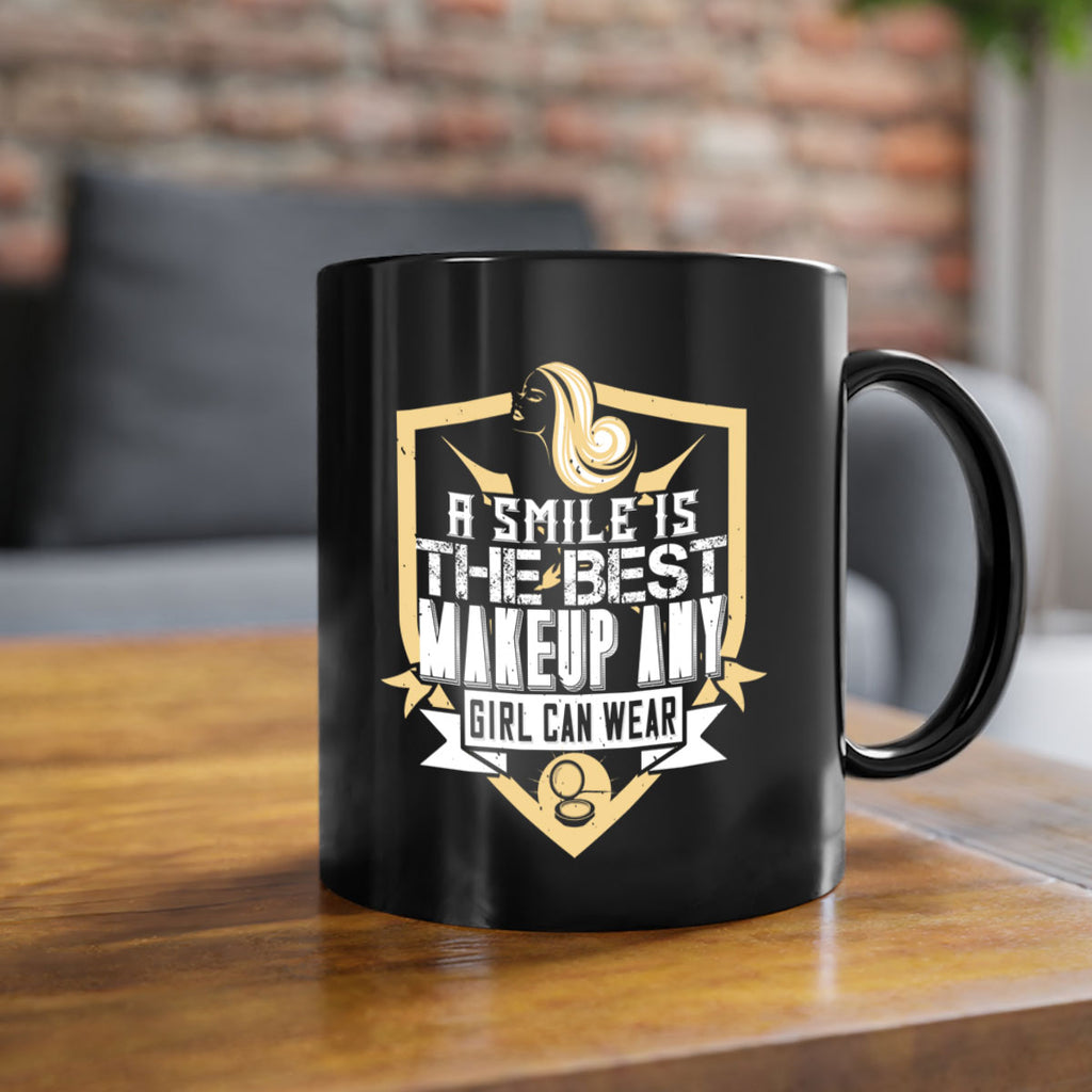 A smile is the best makeup any girl can wear Style 261#- makeup-Mug / Coffee Cup