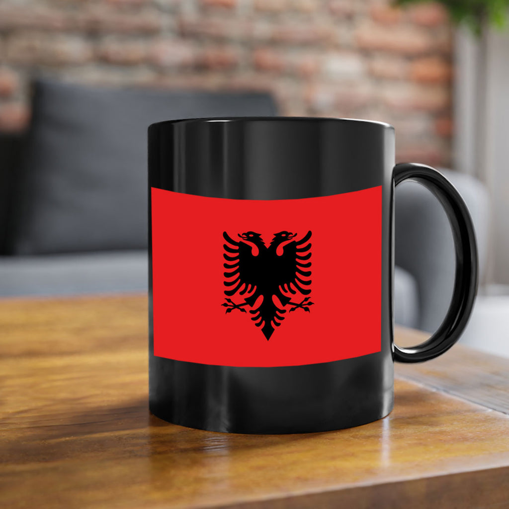 Albania 196#- world flag-Mug / Coffee Cup