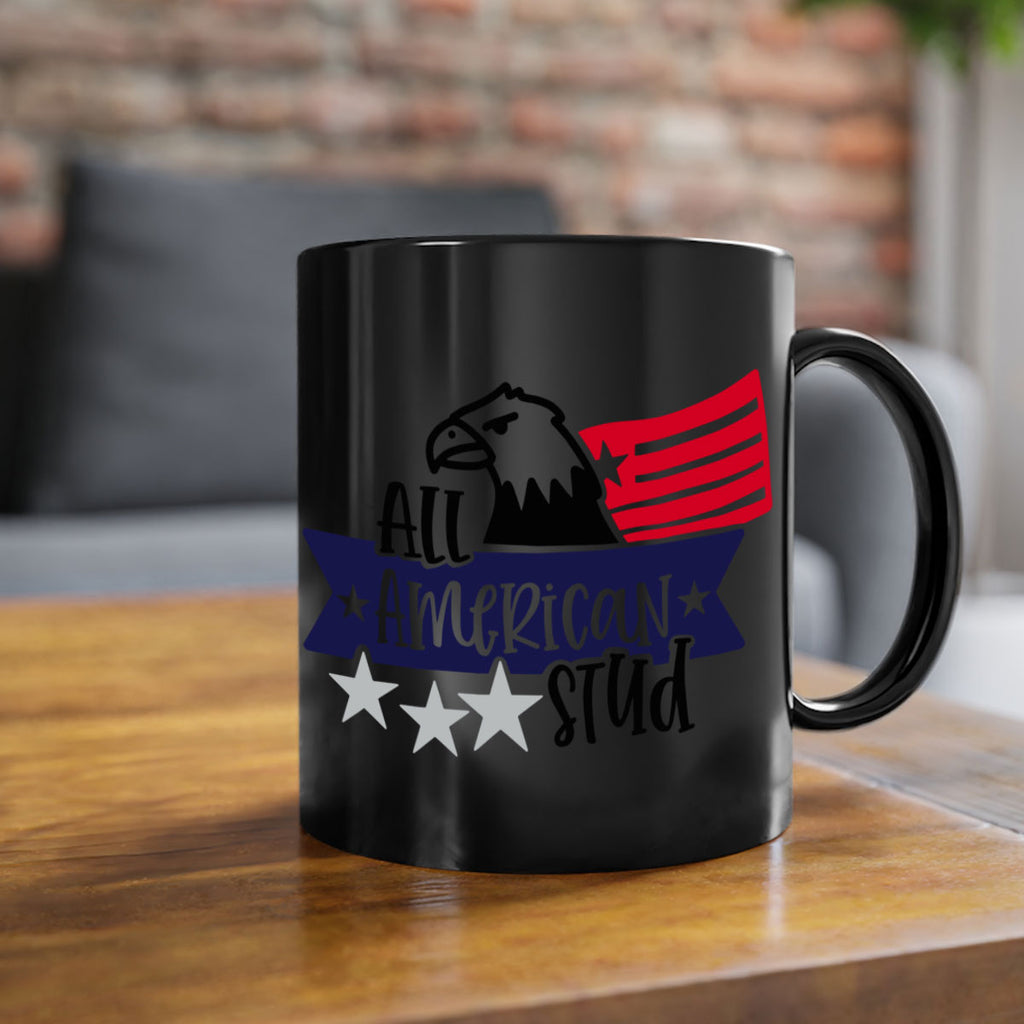 All American Stud Style 142#- 4th Of July-Mug / Coffee Cup