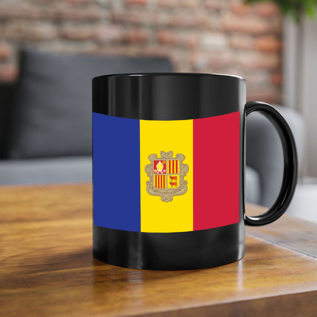 Andorra 194#- world flag-Mug / Coffee Cup