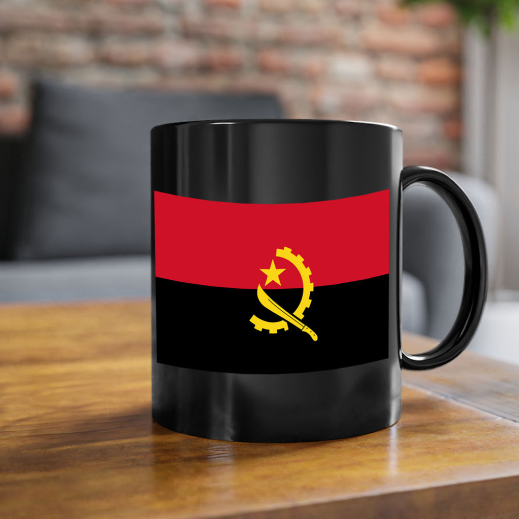 Angola 193#- world flag-Mug / Coffee Cup