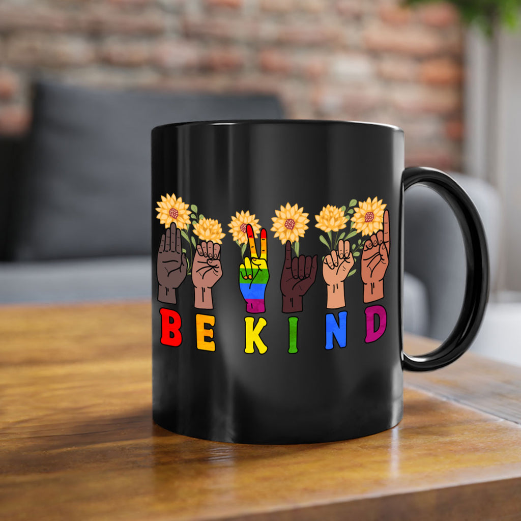 Be Kind Sign Language Hand Talking Lgbt 20#- lgbt-Mug / Coffee Cup