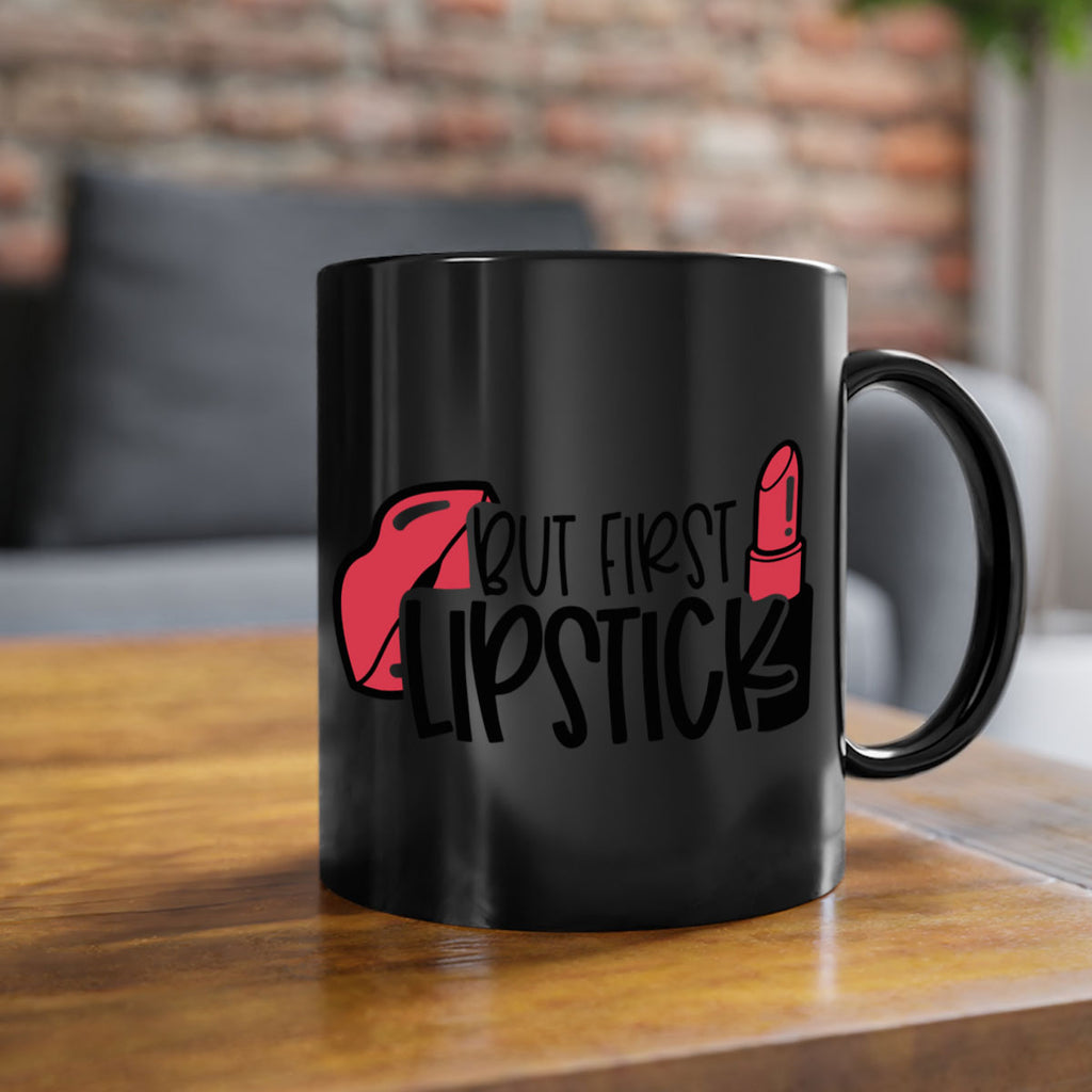 But First Lipstick Style 119#- makeup-Mug / Coffee Cup