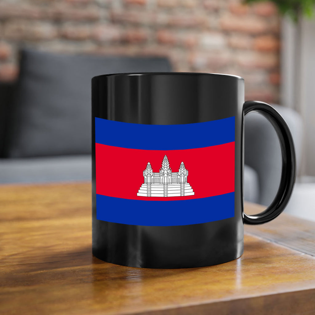 Cambodia 168#- world flag-Mug / Coffee Cup