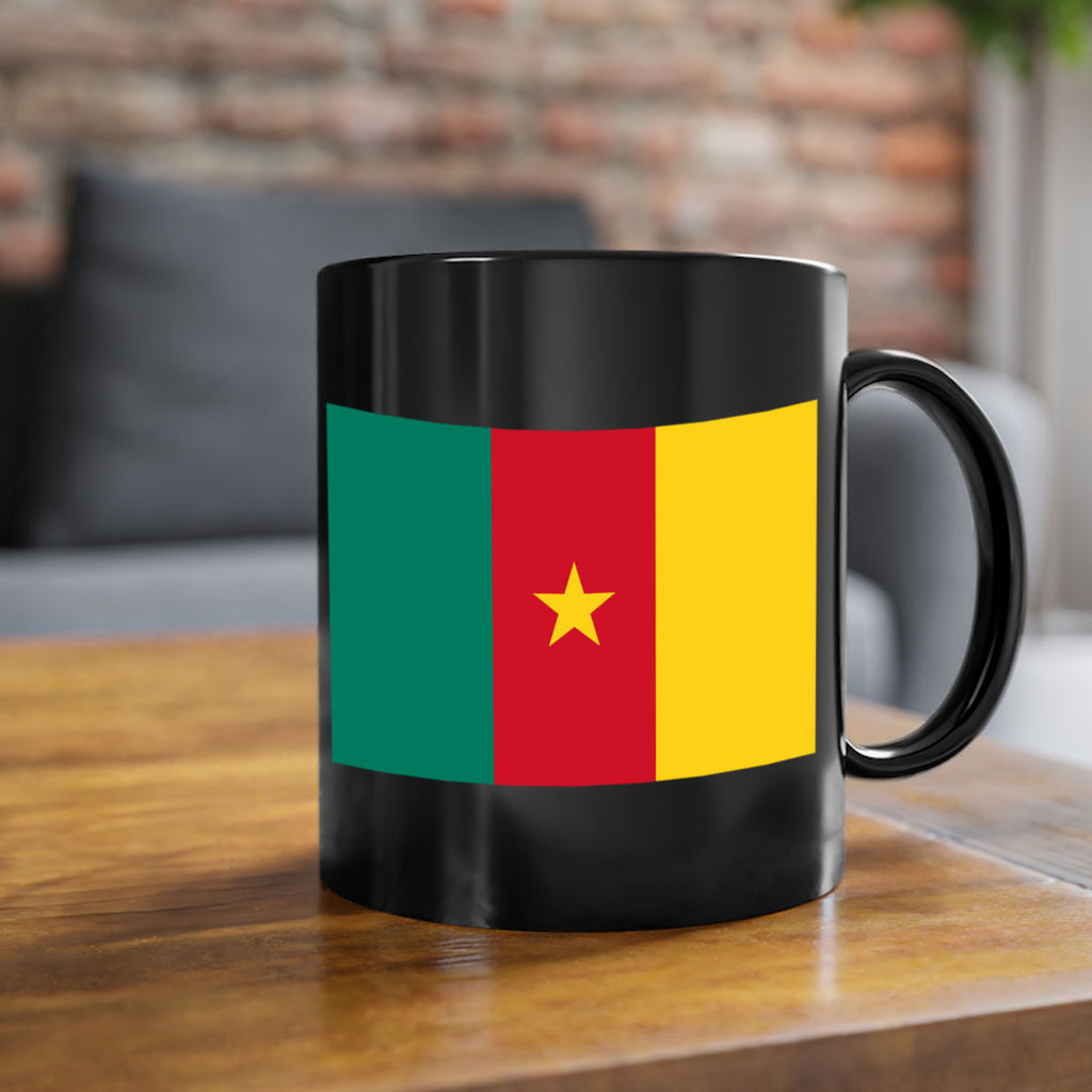 Cameroon 167#- world flag-Mug / Coffee Cup