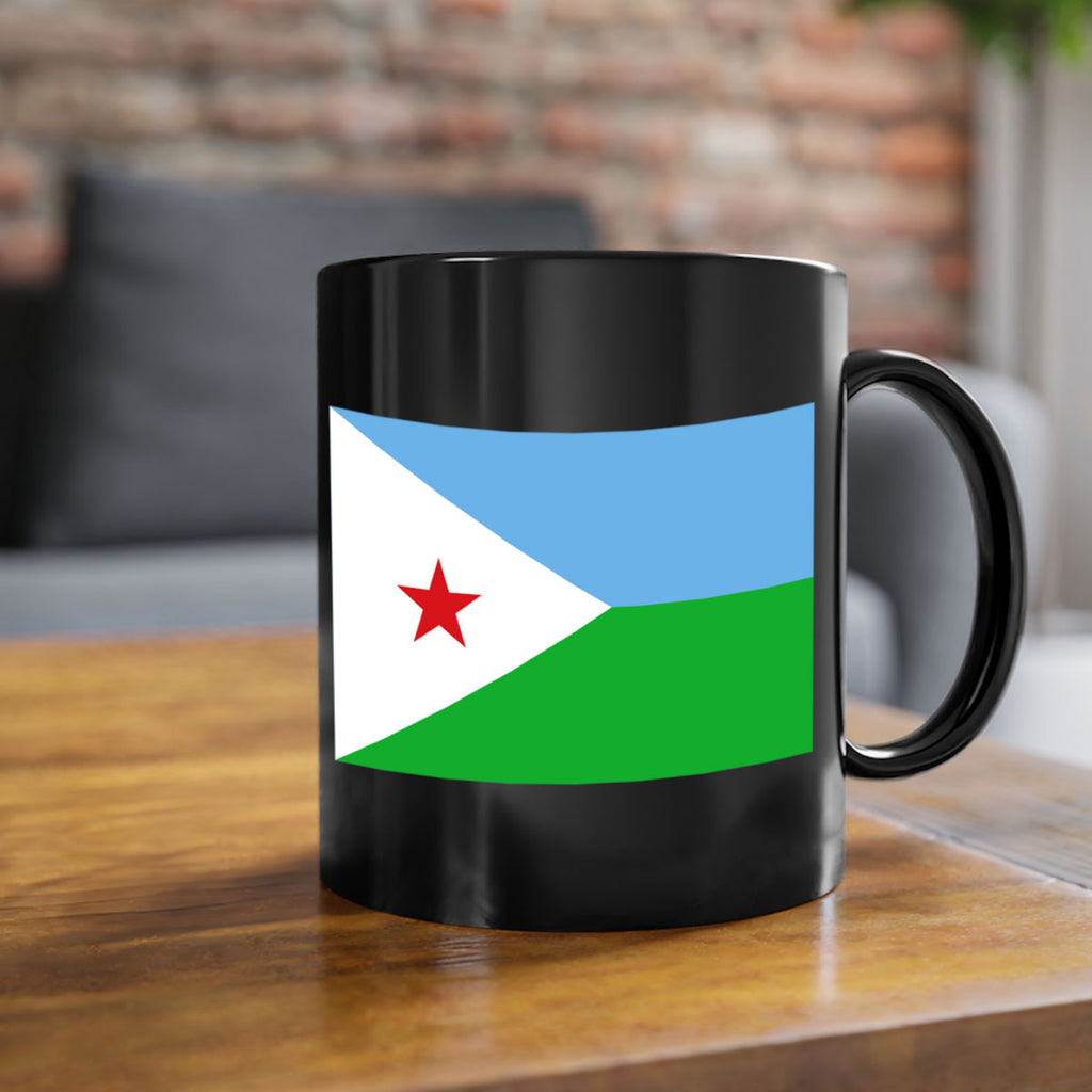 Djibouti 150#- world flag-Mug / Coffee Cup