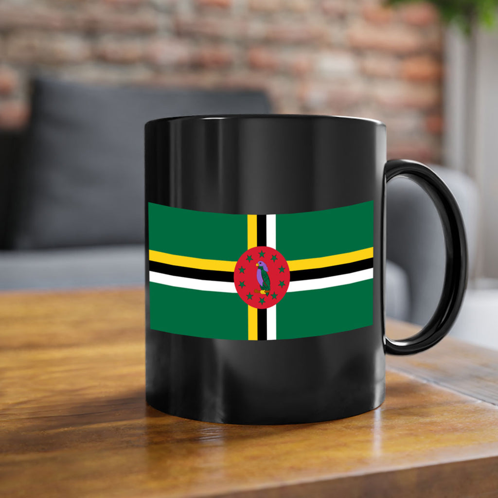 Dominica 149#- world flag-Mug / Coffee Cup