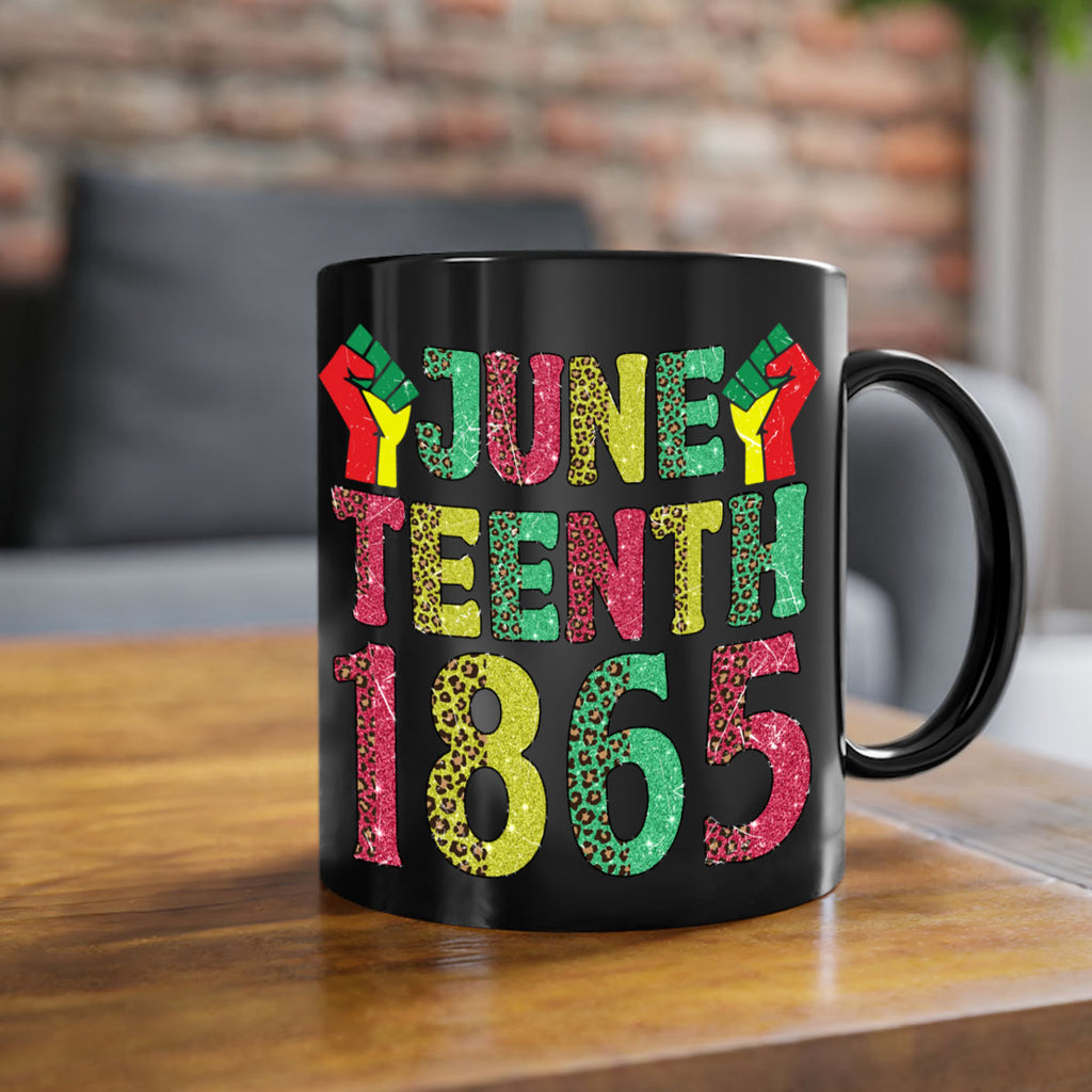 Fist Juneteenth Since 1865 Design Png 10#- juneteenth-Mug / Coffee Cup