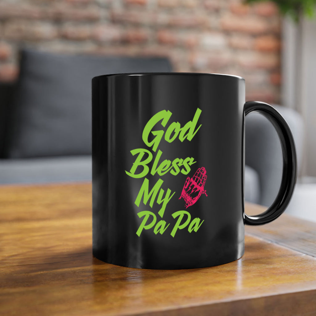 God Bless Papa 107#- grandpa-Mug / Coffee Cup