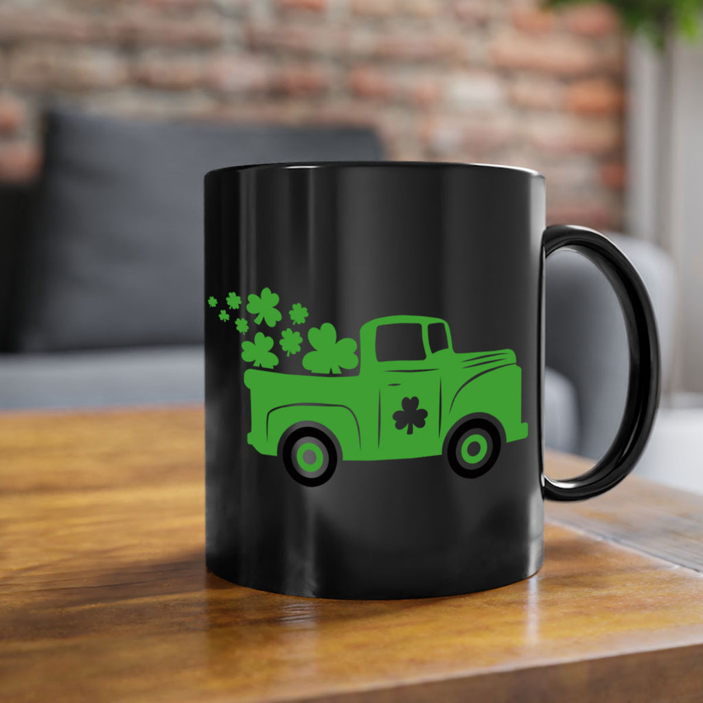 Green Truck Style 97#- St Patricks Day-Mug / Coffee Cup