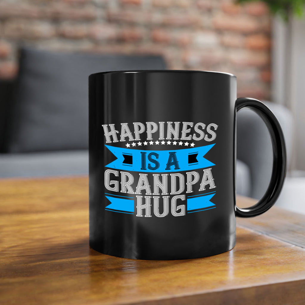 Happiness is a grandpa hug 94#- grandpa-Mug / Coffee Cup