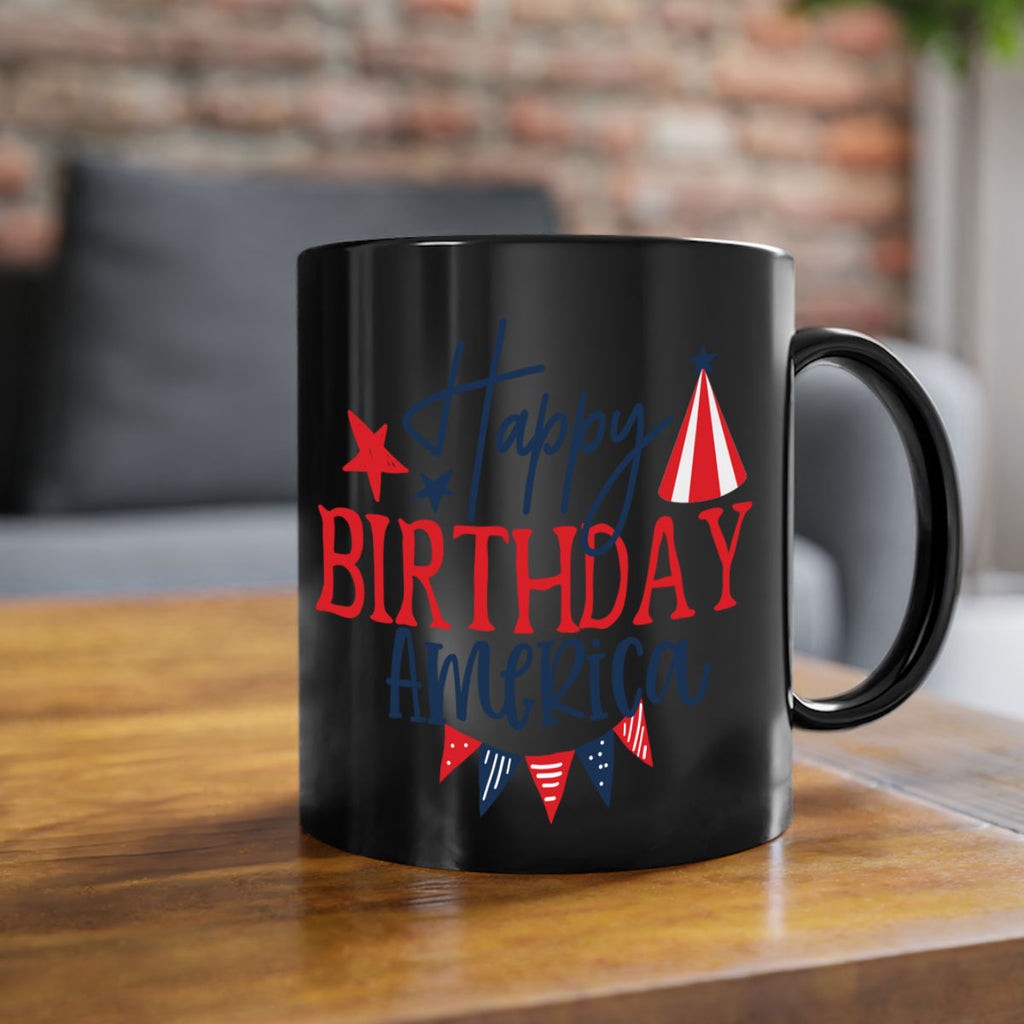 Happy Birthday america Style 30#- 4th Of July-Mug / Coffee Cup