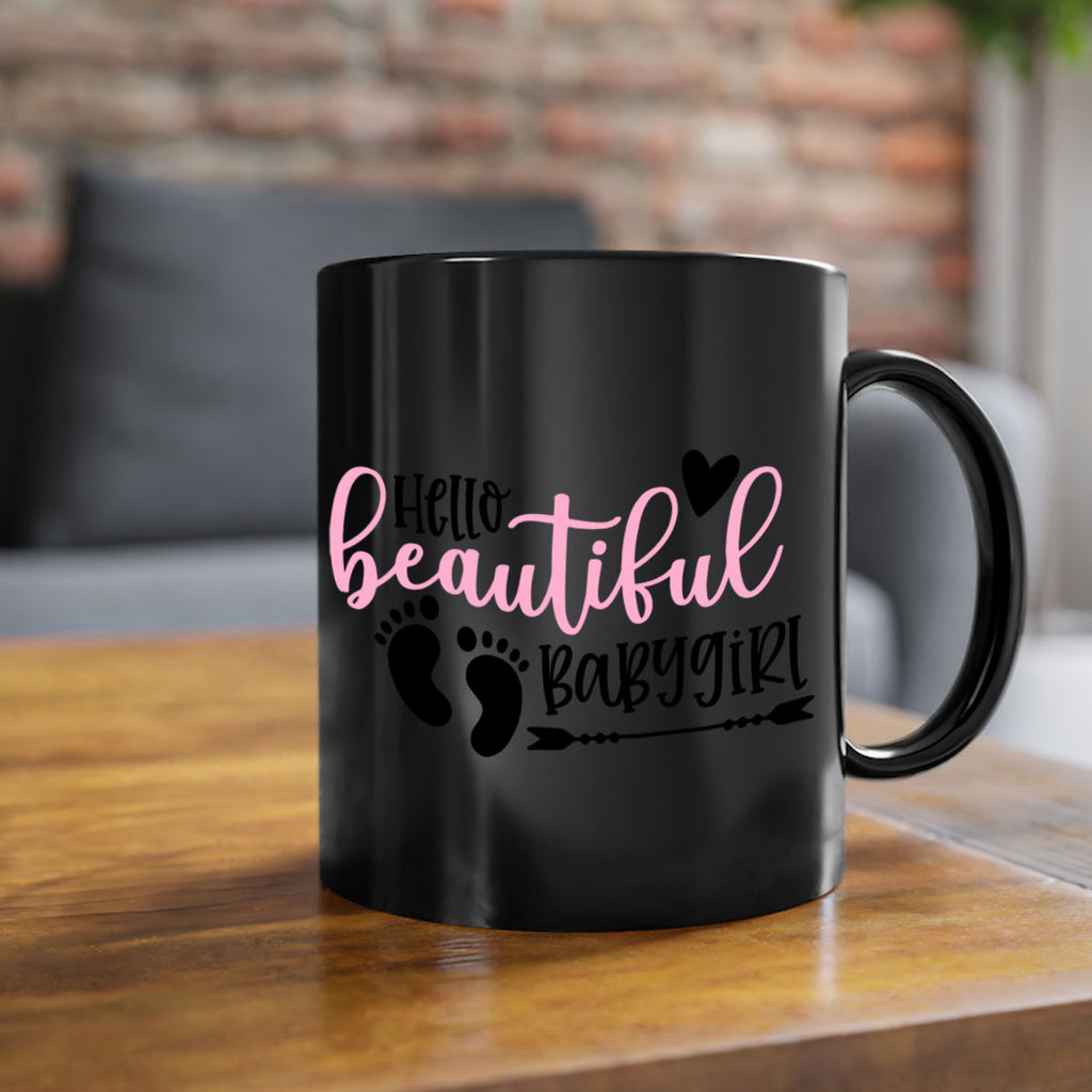 Hello Beautiful Babygirl Style 94#- baby2-Mug / Coffee Cup