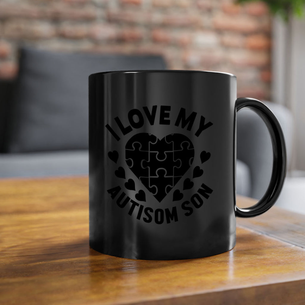 I love my Style 45#- autism-Mug / Coffee Cup