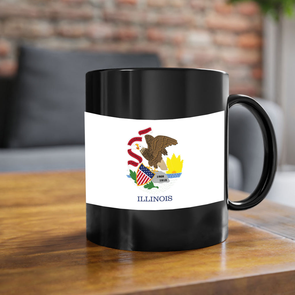 Illinois 39#- Us Flags-Mug / Coffee Cup