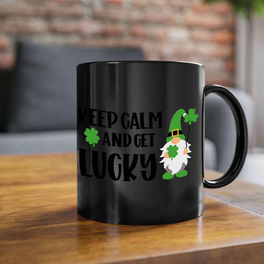 Keep Calm And Get Lucky Style 75#- St Patricks Day-Mug / Coffee Cup