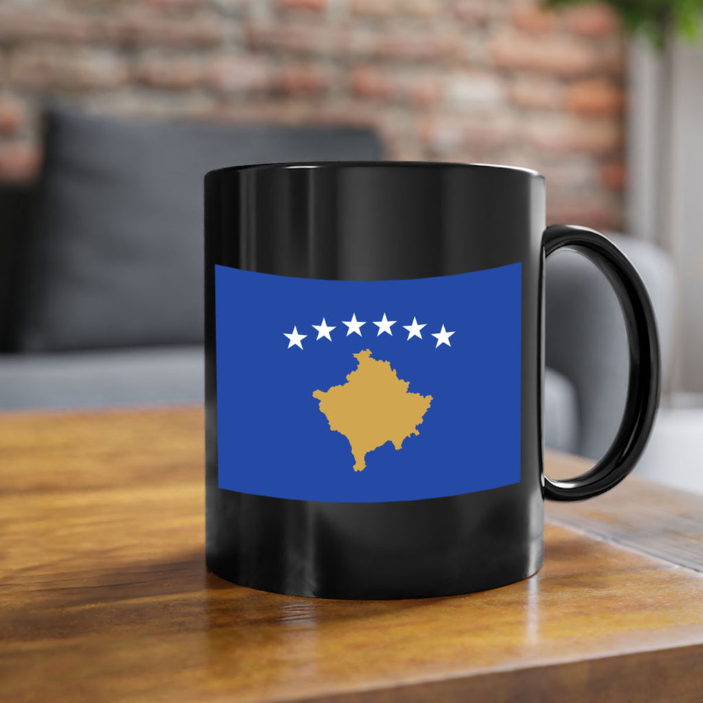 Kosovo 108#- world flag-Mug / Coffee Cup