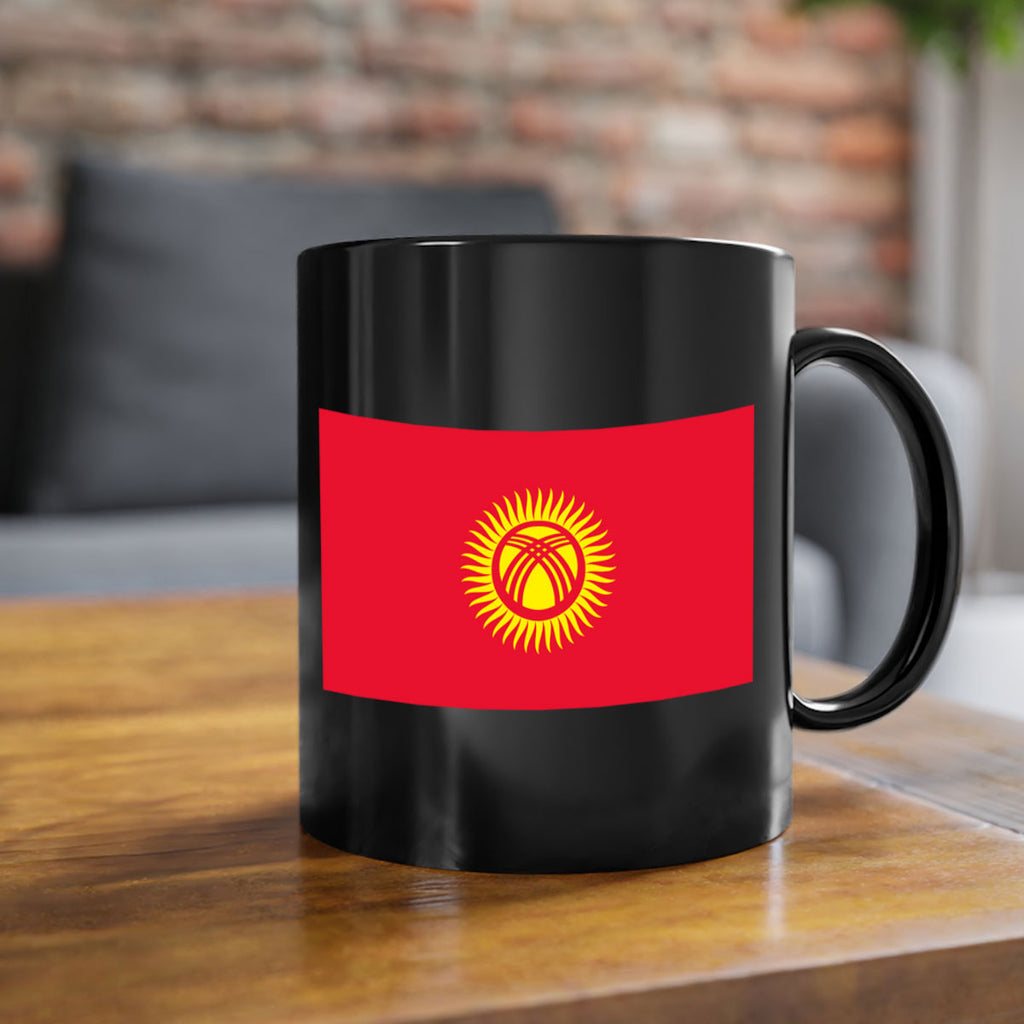 Kyrgyzstan 106#- world flag-Mug / Coffee Cup