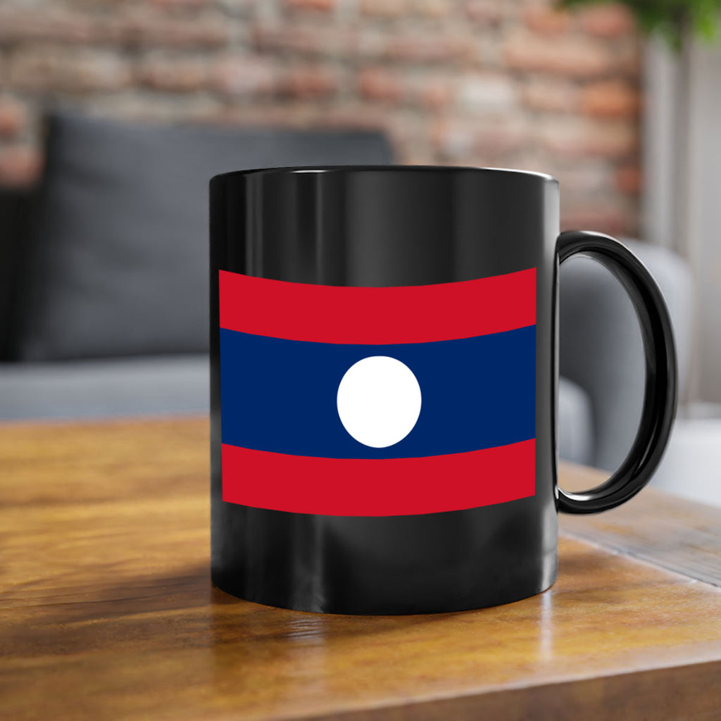 Laos 105#- world flag-Mug / Coffee Cup