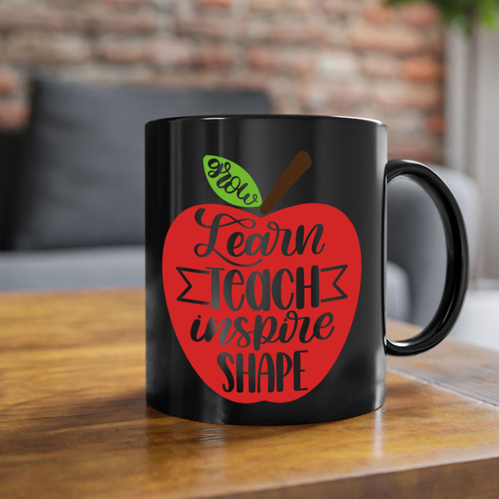 Learn Teach Inspire Shape Style 68#- teacher-Mug / Coffee Cup