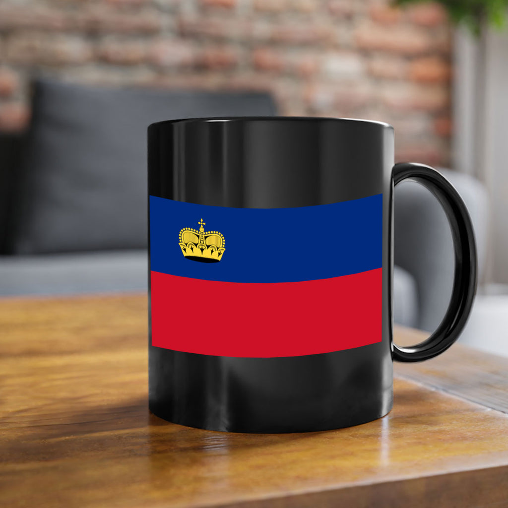 Liechtenstein 99#- world flag-Mug / Coffee Cup