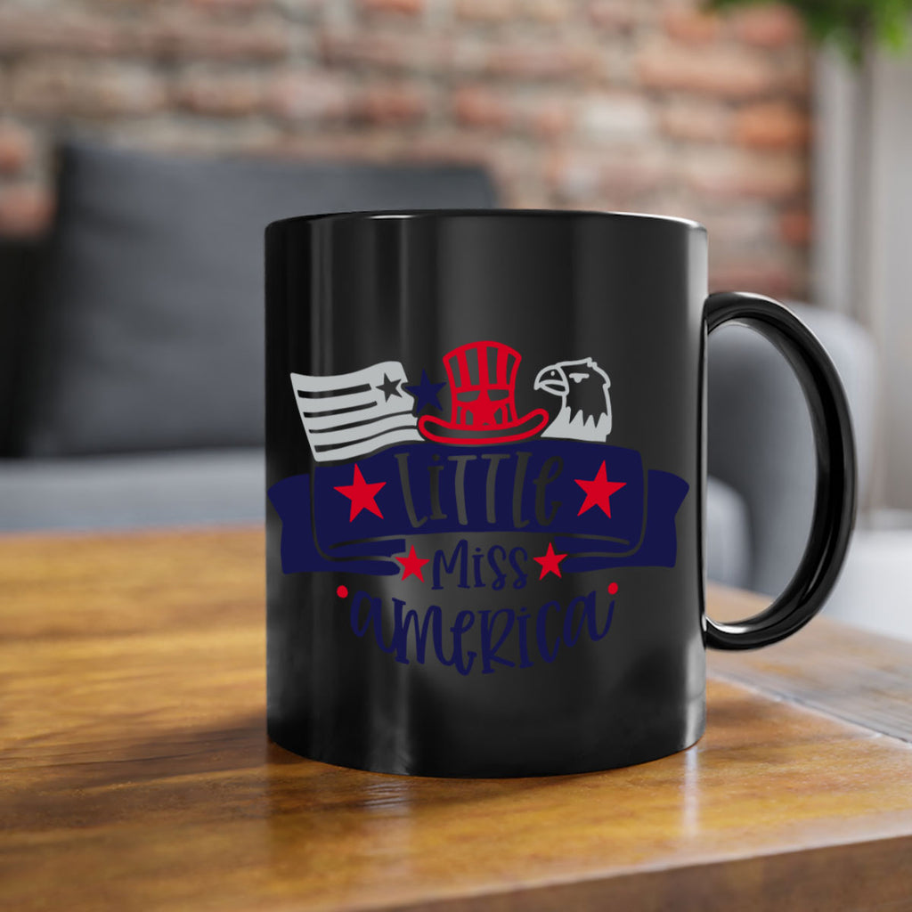 Little Miss America Style 162#- 4th Of July-Mug / Coffee Cup