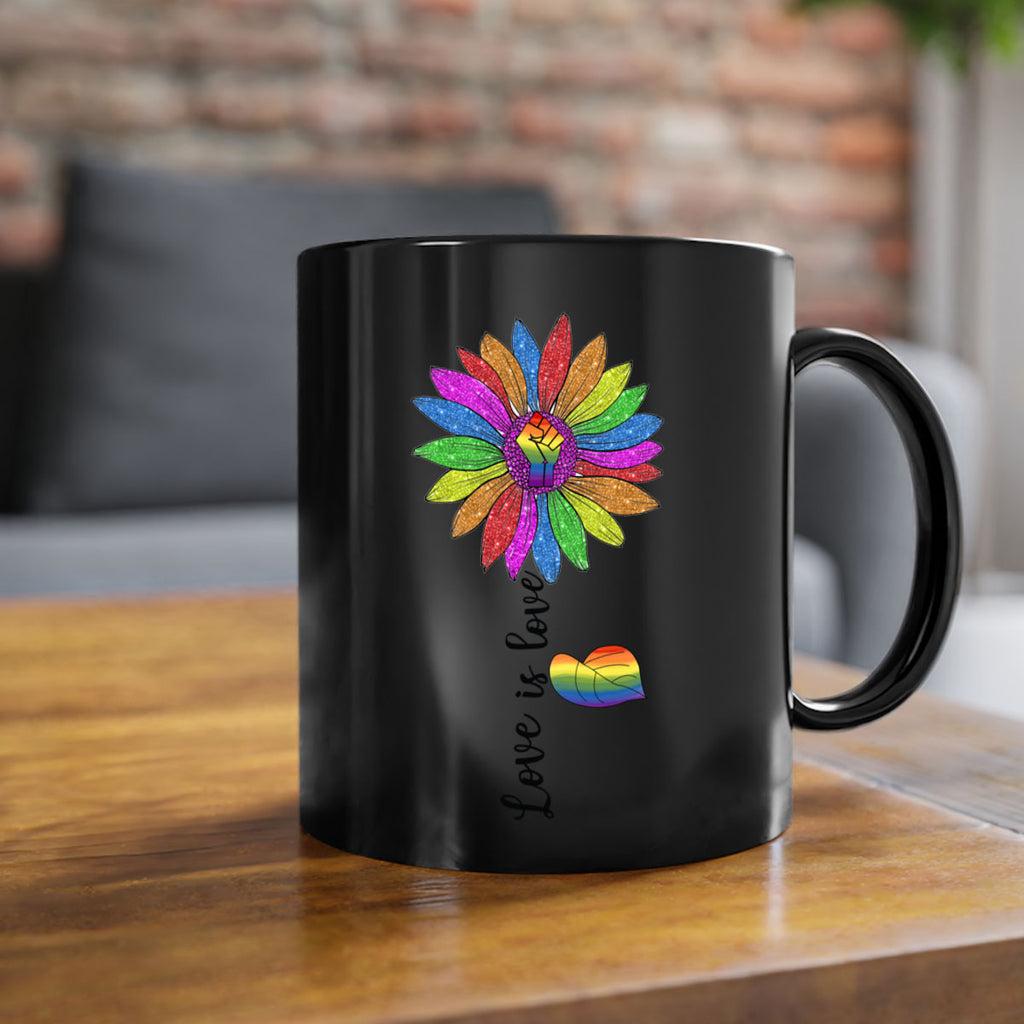 Love Is Love Pride Lgbt Sunflower Png 47#- lgbt-Mug / Coffee Cup