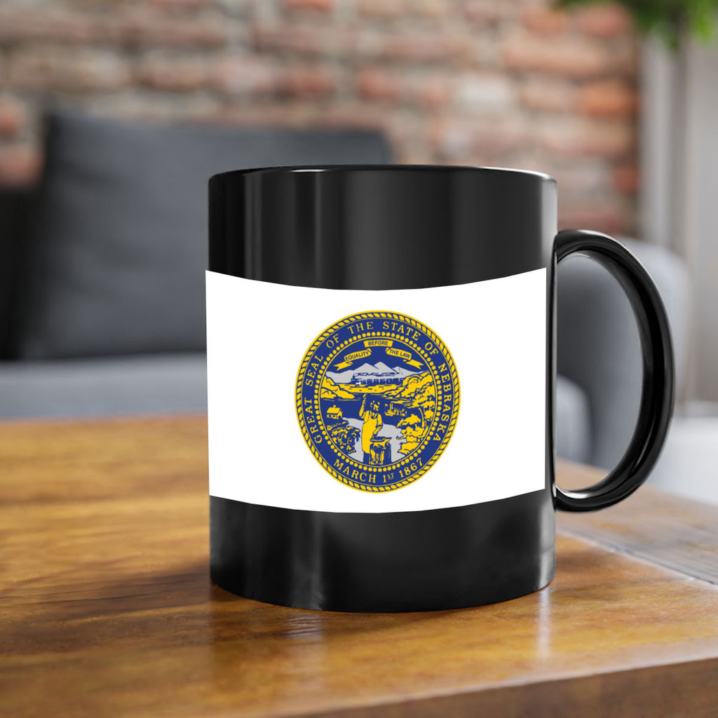 Nebraska 25#- Us Flags-Mug / Coffee Cup