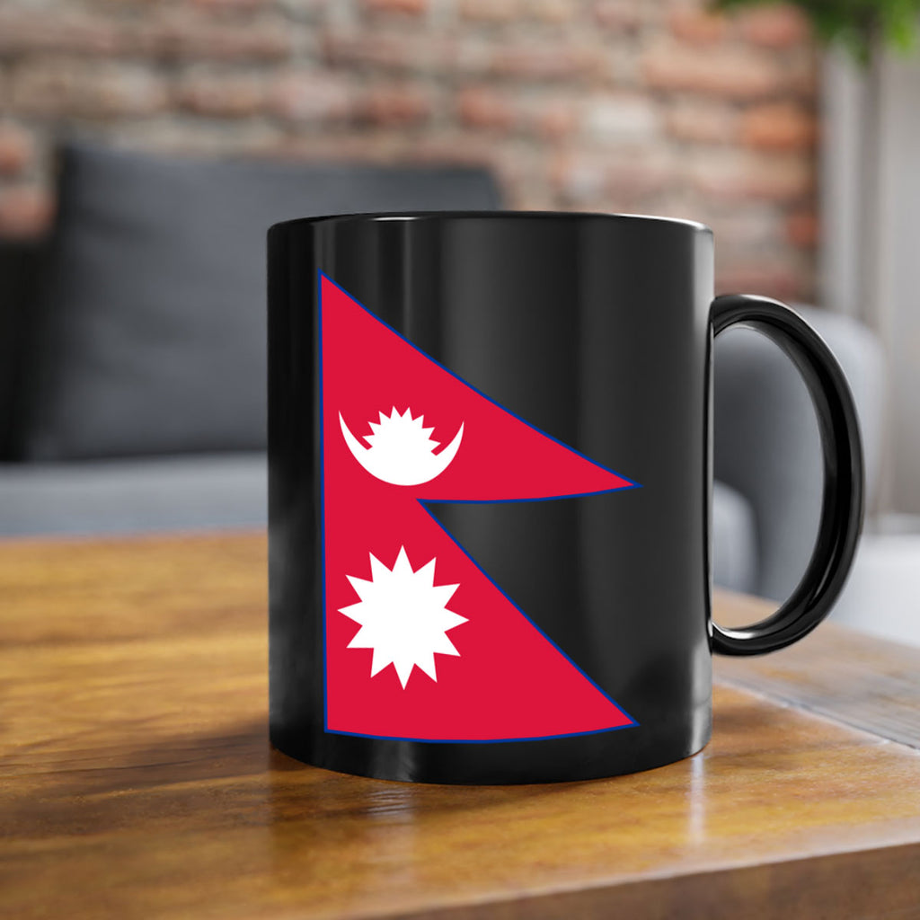 Nepal 76#- world flag-Mug / Coffee Cup