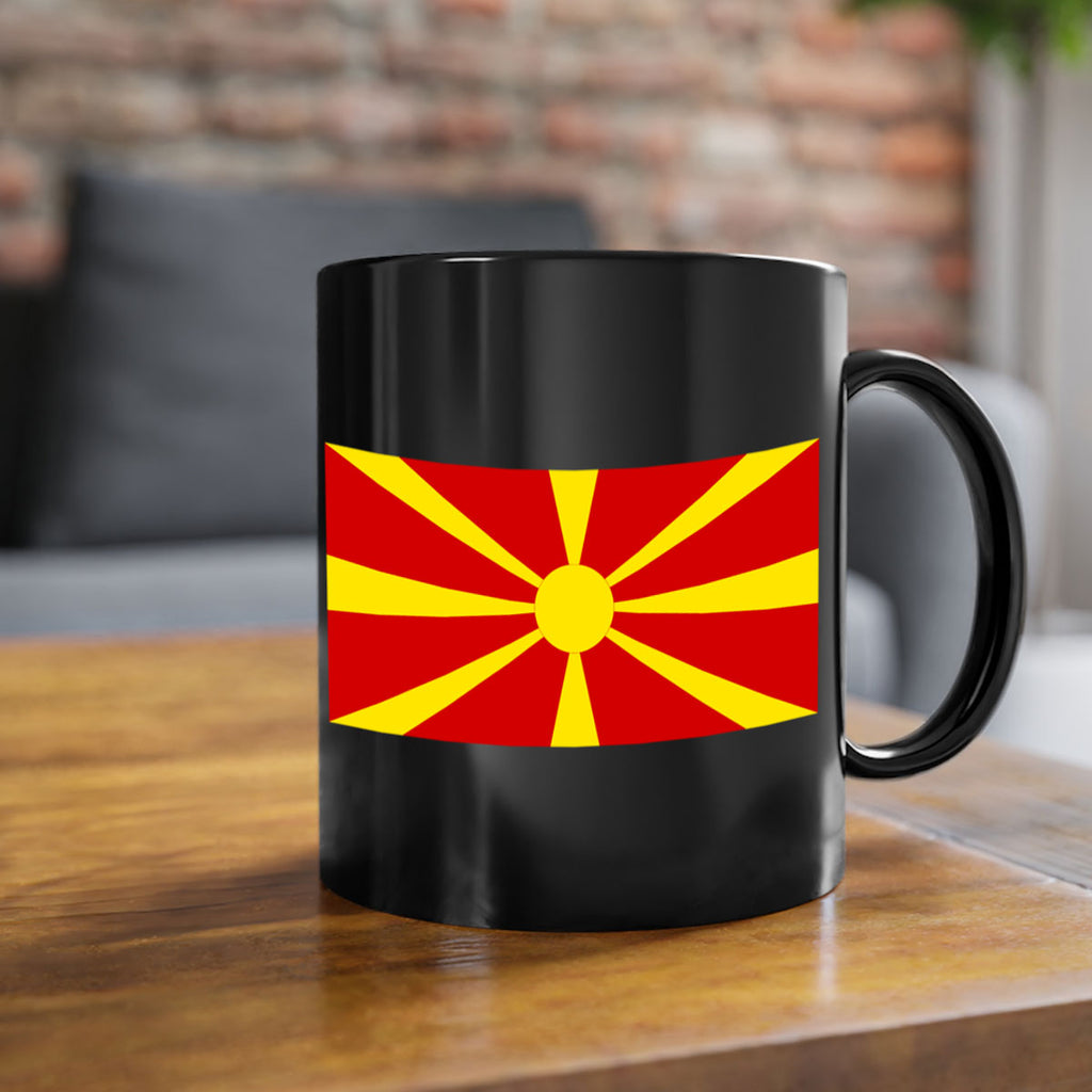 North Macedonia 69#- world flag-Mug / Coffee Cup