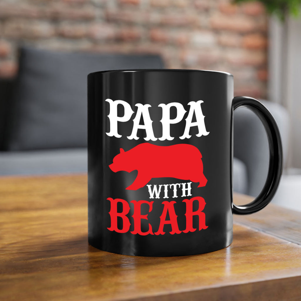 PAPA WITH BEAR 111#- grandpa-Mug / Coffee Cup
