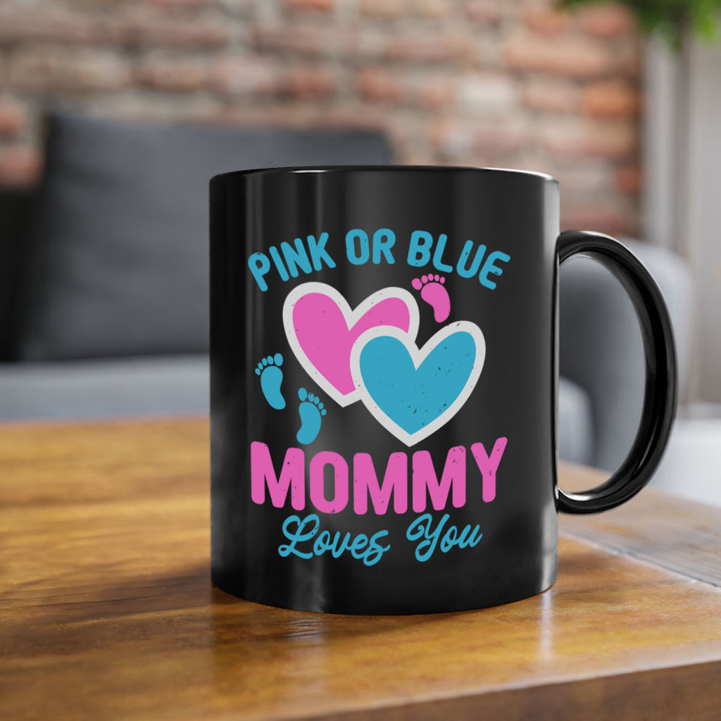 Pink or blue mommy loves you Style 180#- baby2-Mug / Coffee Cup