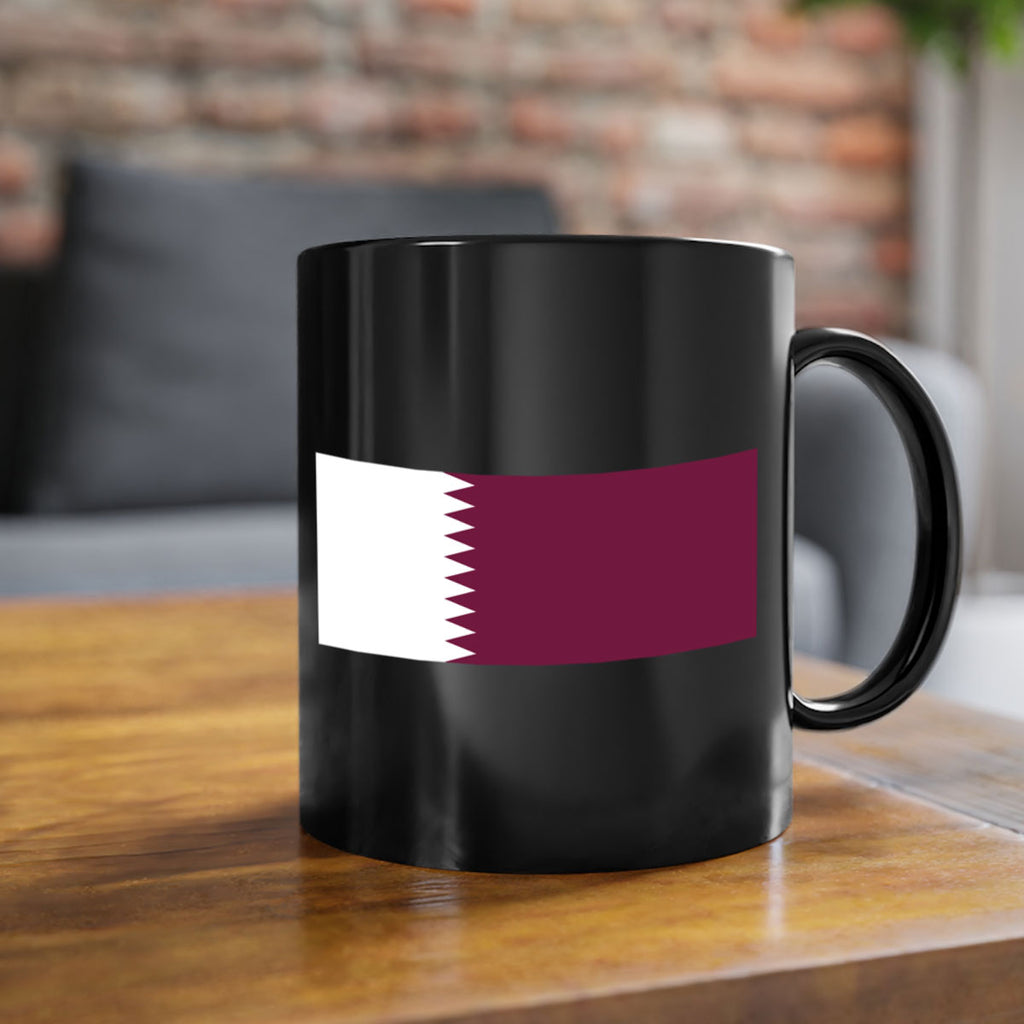 Qatar 56#- world flag-Mug / Coffee Cup