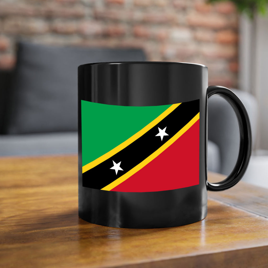 Saint Kitts and Nevis 52#- world flag-Mug / Coffee Cup