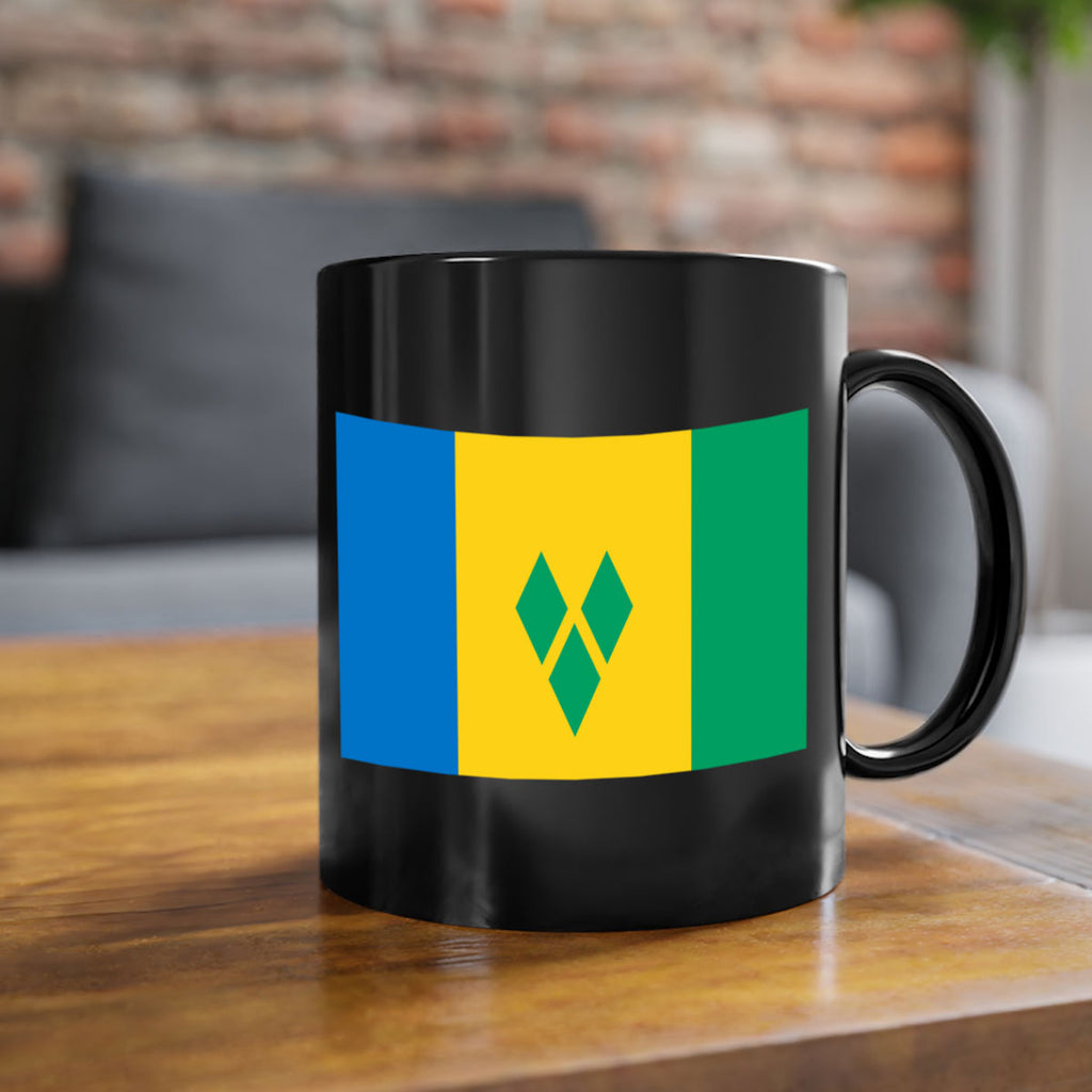 Saint Vincent and the Grenadines 50#- world flag-Mug / Coffee Cup