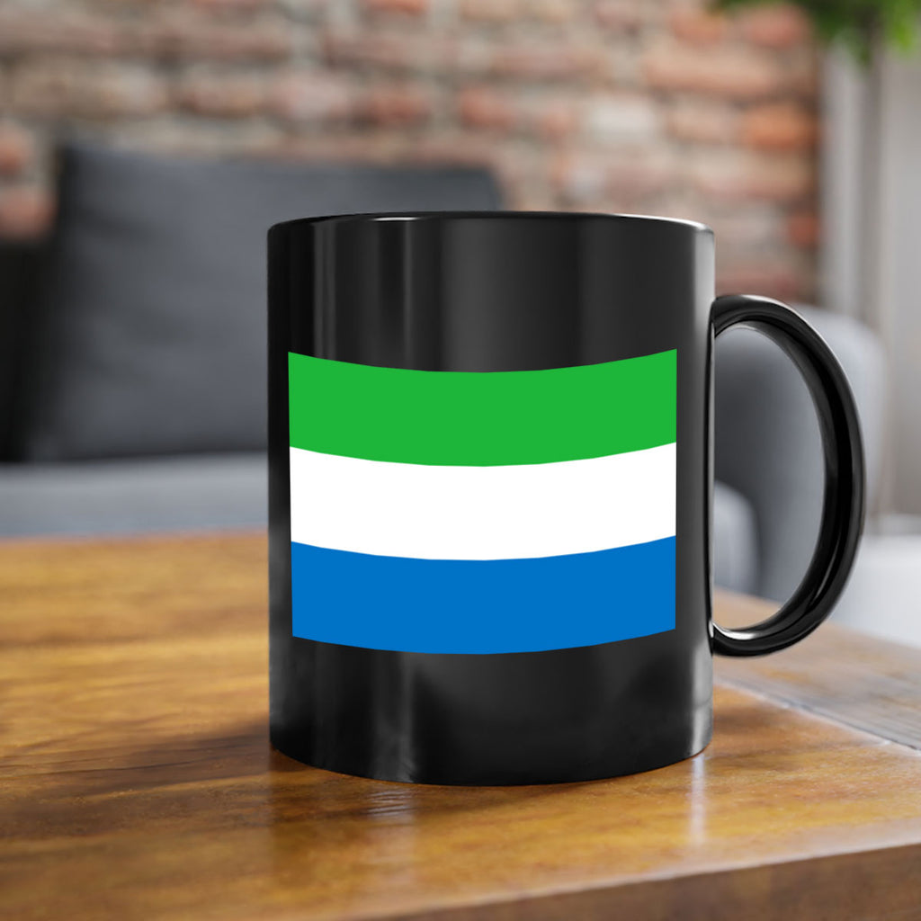 Sierra Leone 42#- world flag-Mug / Coffee Cup