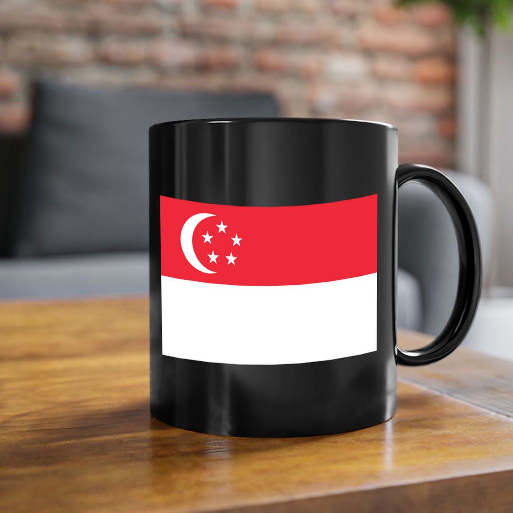 Singapore 41#- world flag-Mug / Coffee Cup