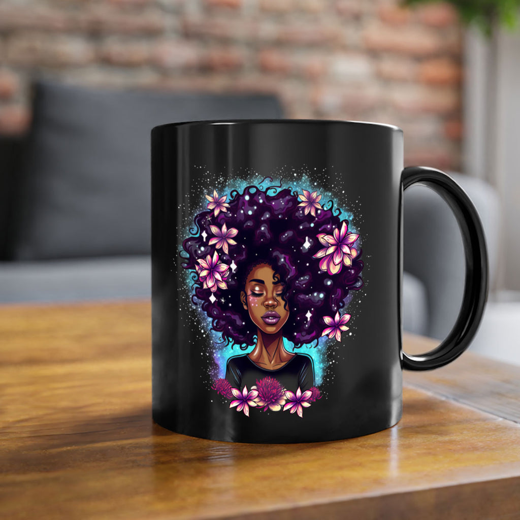 Sparkling Black Girl Design 3#- Black women - Girls-Mug / Coffee Cup