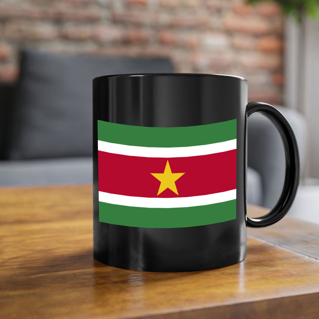 Suriname 30#- world flag-Mug / Coffee Cup