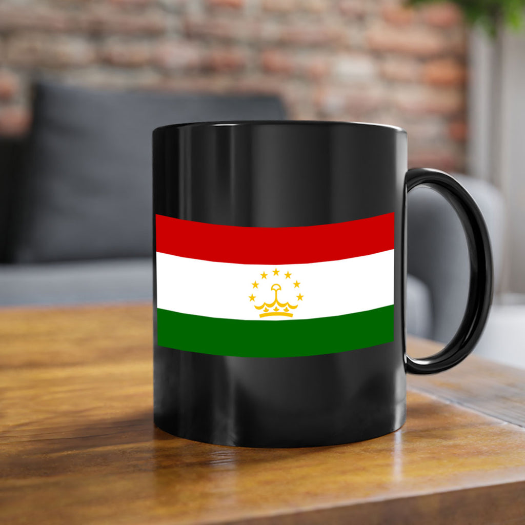 Tajikistan 25#- world flag-Mug / Coffee Cup