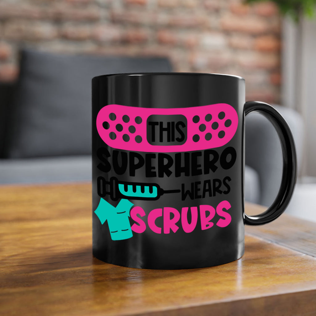 This Superhero Wears Scrubs Style Style 20#- nurse-Mug / Coffee Cup