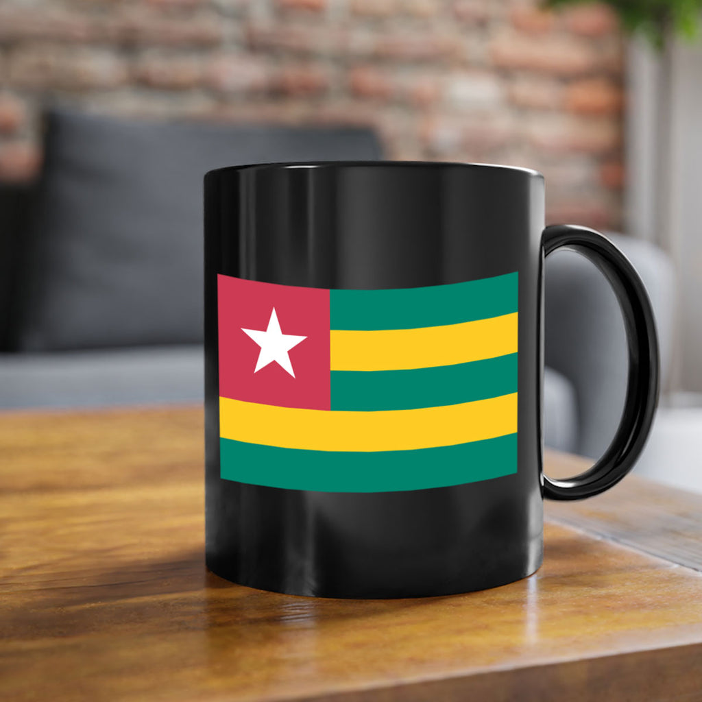 Togo 21#- world flag-Mug / Coffee Cup