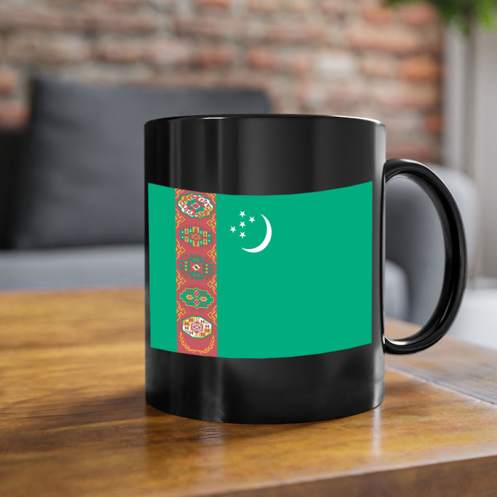 Turkmenistan 16#- world flag-Mug / Coffee Cup