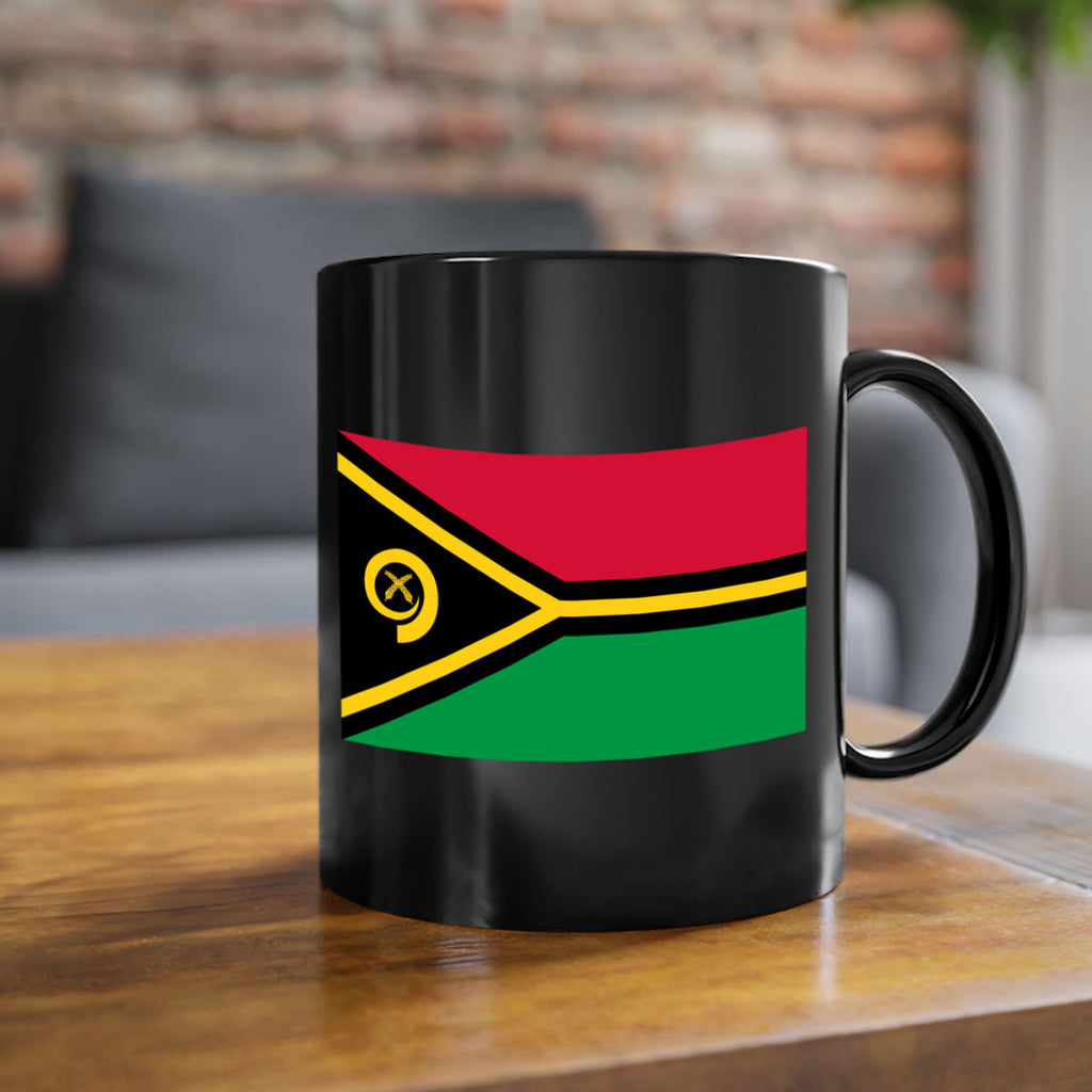 Vanuatu 7#- world flag-Mug / Coffee Cup