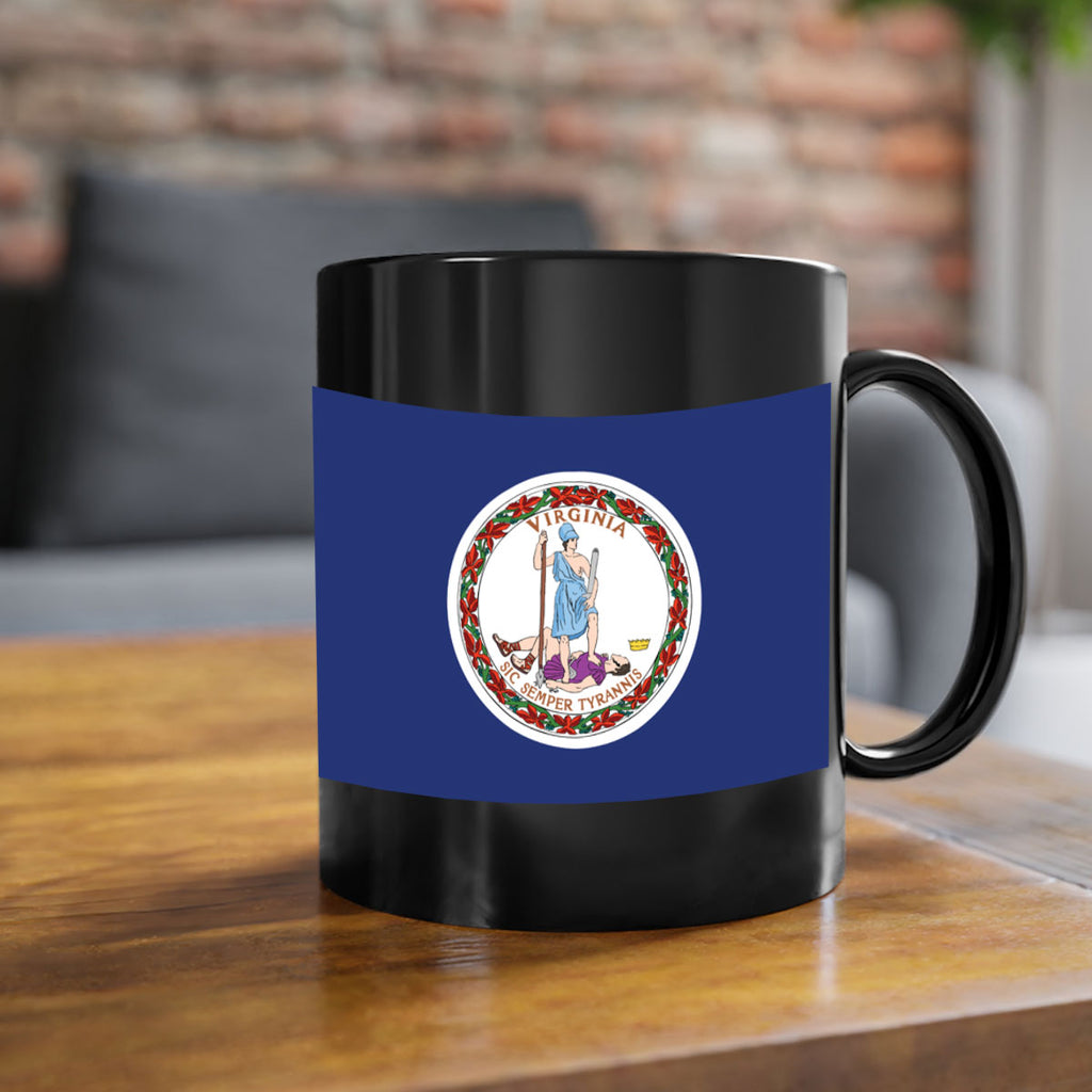 Virginia 6#- Us Flags-Mug / Coffee Cup