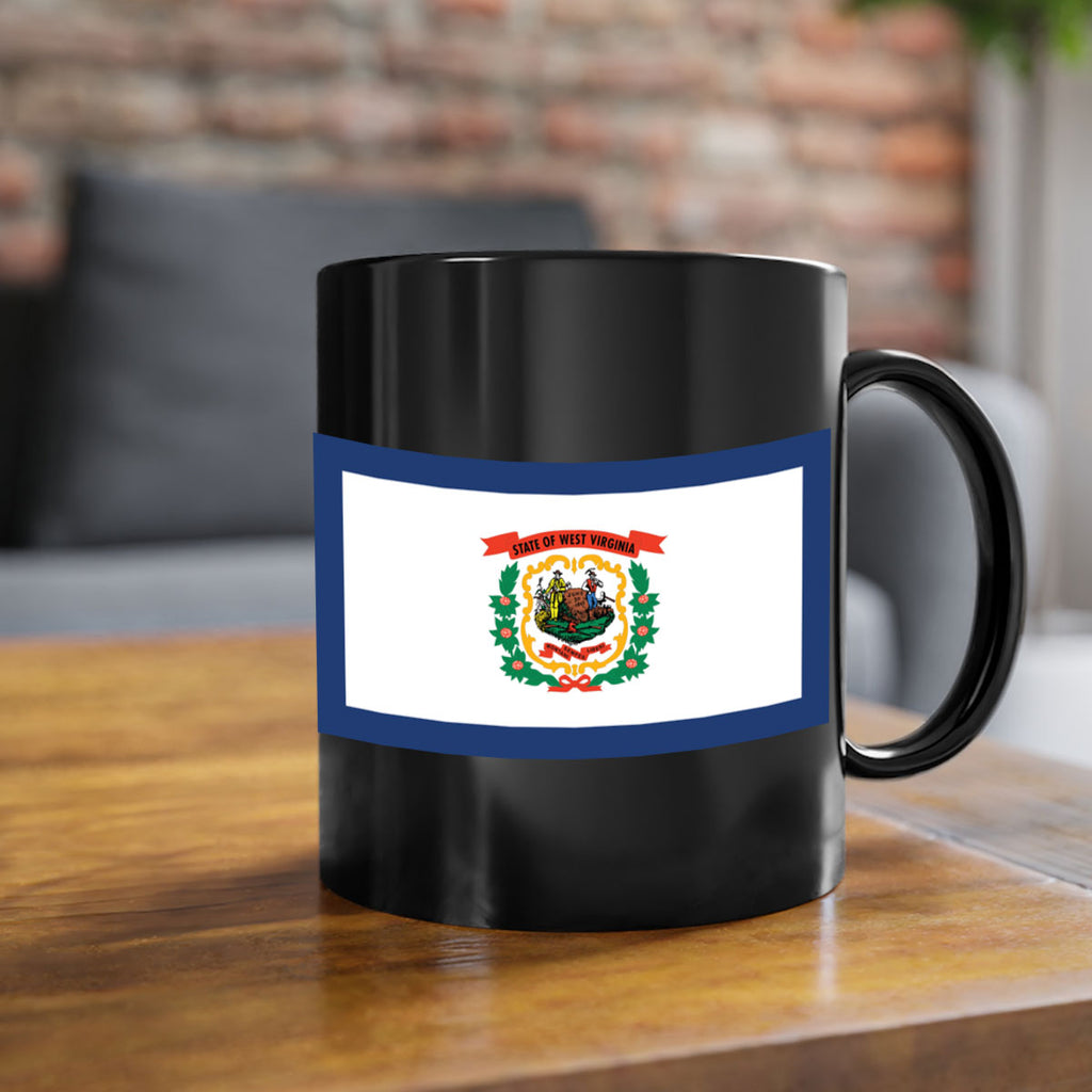 West Virginia 3#- Us Flags-Mug / Coffee Cup