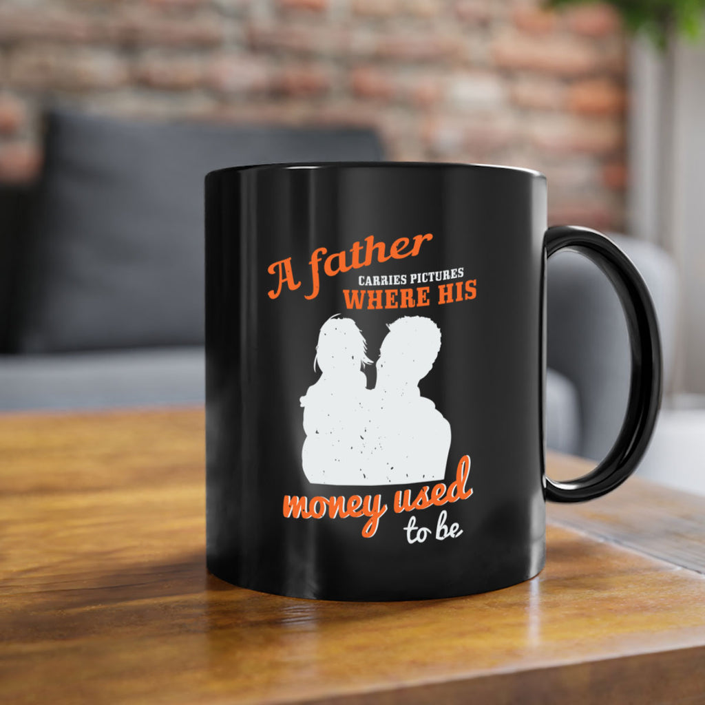 a father carries pictures 273#- fathers day-Mug / Coffee Cup