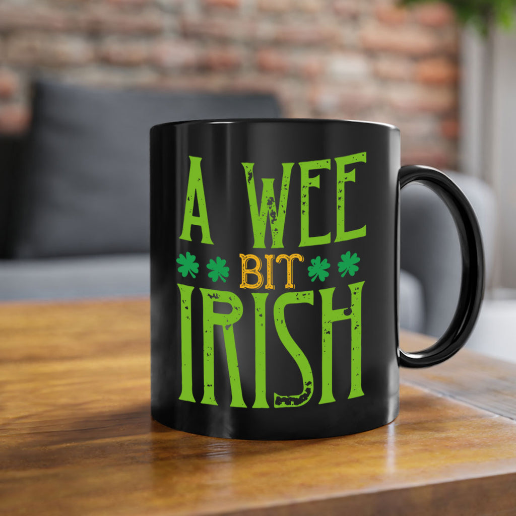 a wee bit irish Style 145#- St Patricks Day-Mug / Coffee Cup